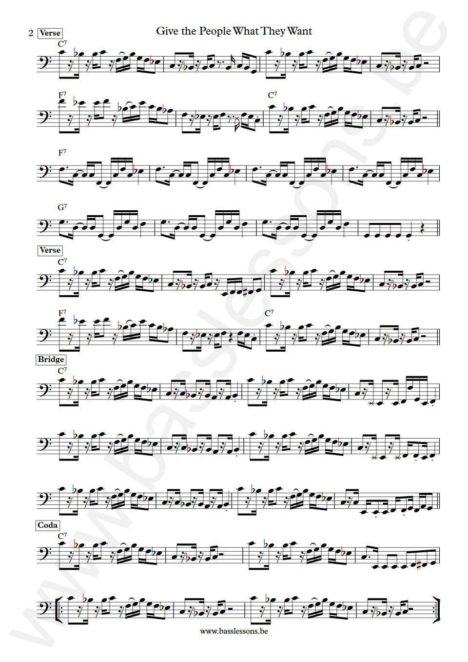 The OJays Give the People What They Want Anthony Jackson Bass Transcription part 2