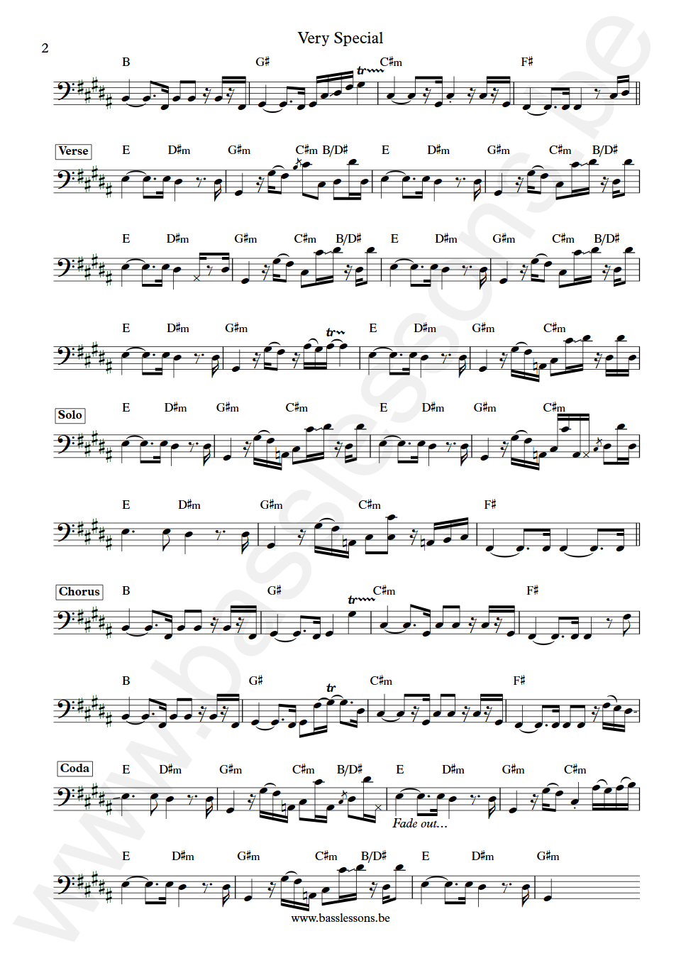 Debra Laws Very Special Nathan East  Bass Transcription part 2