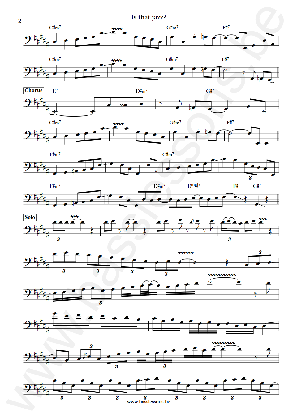 Gil Scott-Heron Is that jazz Robert Gordon Bass Transcription part 2
