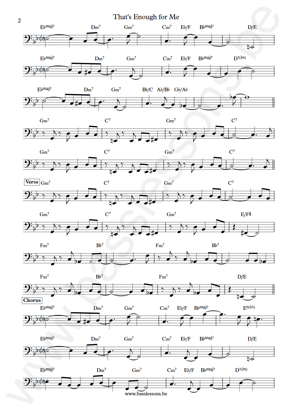Patti Austin That's Enough for Me Will Lee Bass Transcription part 2