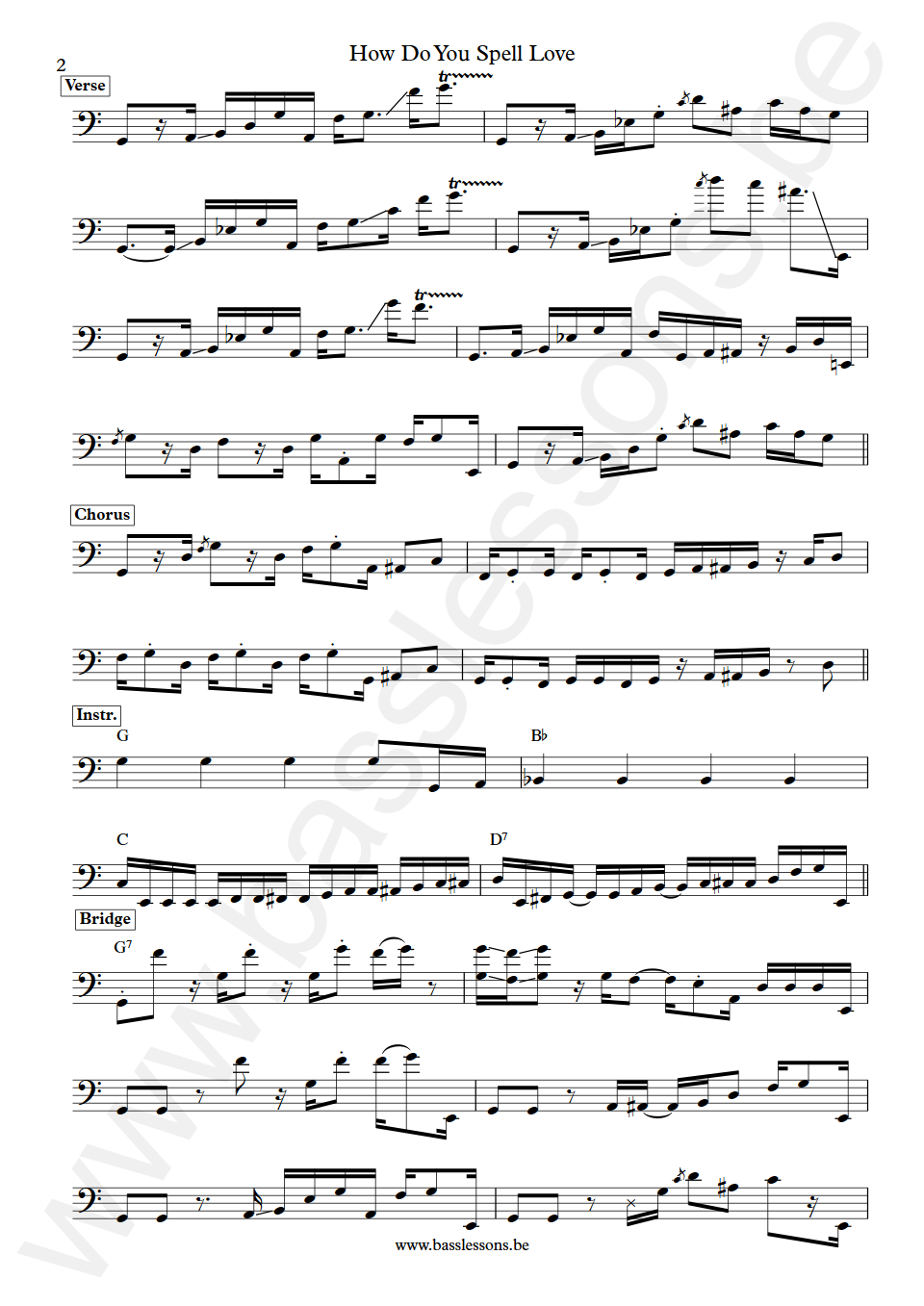 Margie Joseph How Do You Spell Love Chuck Rainey Bass Transcription part 2