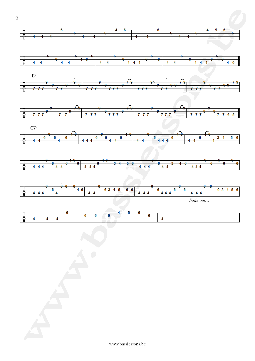 Gil Scott-Heron The Revolution Will Not Be Televised Ron Carter bass tab part 2