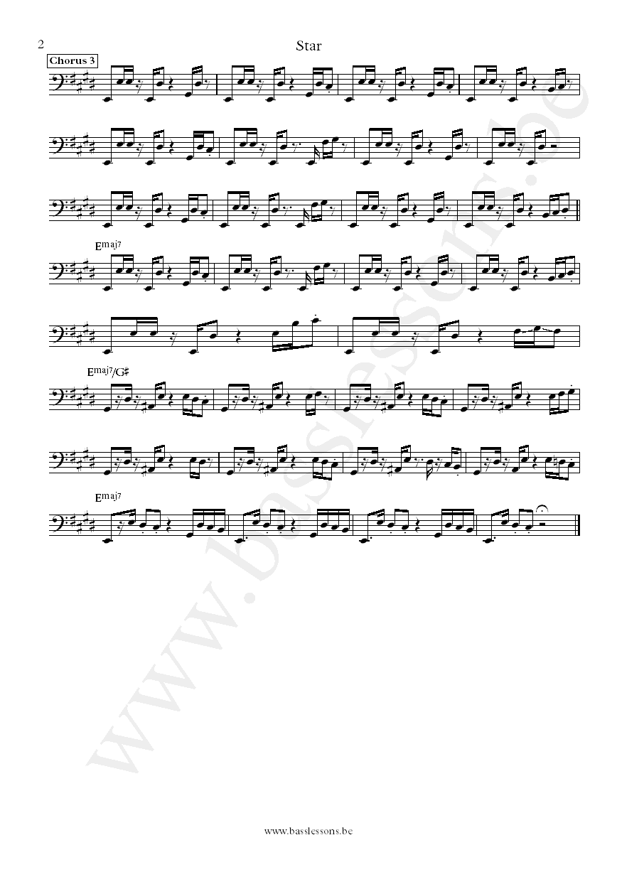 Gary Clark Jr Star Johnny Bradley bass transcription part 2