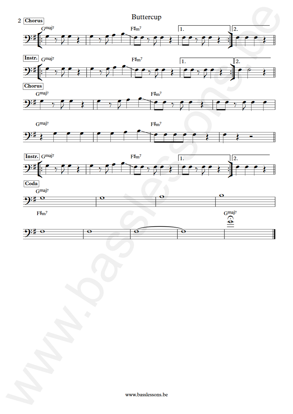 Jack Stauber Buttercup Bass Transcription part 2